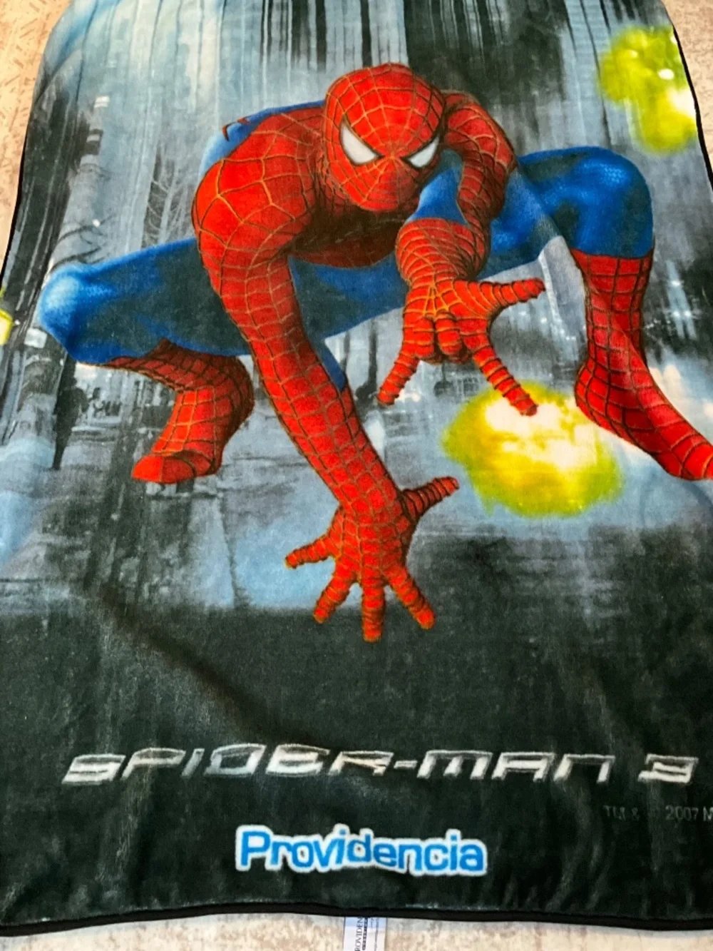 Spider-Man Twin 1 Fitted & 1 Flat Sheets, Pillow Case & Blanket